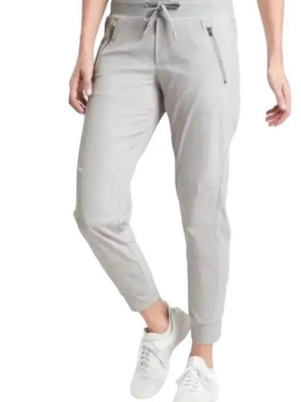 Athleta Trekkie North Jogger Tan/Slate  Size 12 Ripstop Hiking Pants